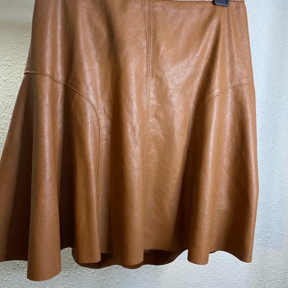Rebecca Taylor| Vegan Leather Skirt| New - Picture 3 of 4